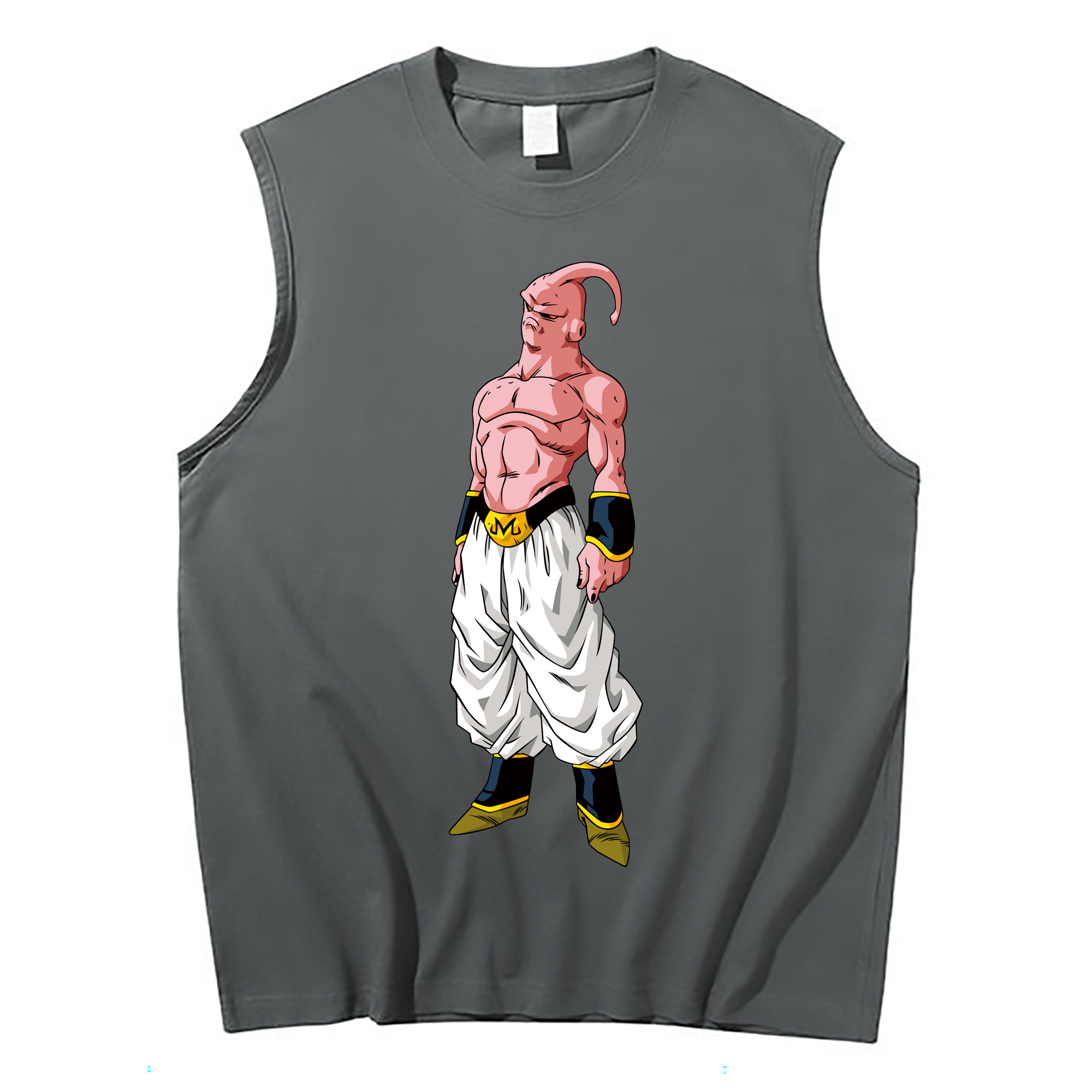 （画像用） ドラゴンボール 魔人ブウ DRAGON BALL Majin Buu コットン100％タンクトップ（フロントプリント）